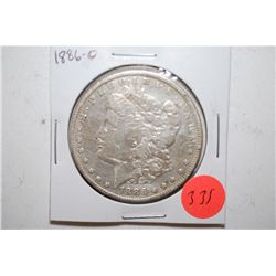 1886-O Silver Morgan Dollar; EST. 30-40