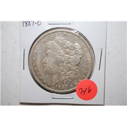 1887-O Silver Morgan Dollar; EST. $30-40