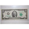 Image 1 : 1976 US Federal Reserve Note $2; Minneapolis MN Reserve; EST. $3-5
