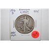 Image 1 : 1916-D Standing Liberty Half Dollar; Mint Mark On Obv.; EST. $50-60