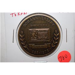 1976 U.S.P.S. 90th Anniversary Of Special Delivery Token; EST. $3-5