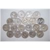 Image 2 : Washington Quarter; Various Dates, Conditions & Denominations; Lot of 20 Silver; EST. $120-140