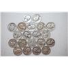 Image 1 : Washington Quarter; Various Dates, Conditions & Denominations; Lot of 20 Silver; EST. $120-140