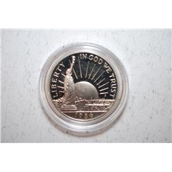 1986-S US Liberty Nation Of Immigrant Commemorative Half Dollar In Display Box; EST. $5-10