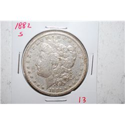 1882-S Silver Morgan $1; EST. $30-40