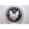 Image 2 : 2003-W Silver American Eagle $1 Proof In Velvet Box With COA Included; 99.9% Silver 1 Oz.; EST. $65-