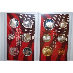 2004-S US Mint Silver Proof Set & US Mint State Quarter Silver Proof Set With COA Included; EST. $40