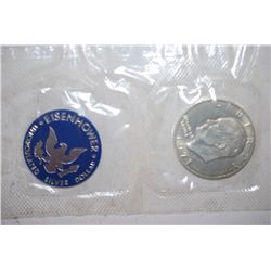 1971-S US Eisenhower $1; 40% Silver; UNC; EST. $8-15