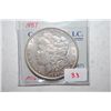 Image 1 : 1887 Silver Morgan $1; MS61; EST. $50-60