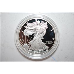 2007-W Silver American Eagle $1 Proof In Velvet Box With COA Included; 99.9% Silver 1 Oz.; EST. $60-