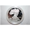 Image 1 : 2007-W Silver American Eagle $1 Proof In Velvet Box With COA Included; 99.9% Silver 1 Oz.; EST. $60-