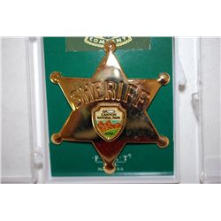 Fred Harvey Trading Co. Collectible REPLICA Sheriff Badge; Grand Canyon National Park Ariz.; EST. $5