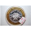 Image 2 : 2000 Treasure Island "Millennium Series" Las Vegas NV Limited Edition Two-Tone $10 Gaming Token; .99