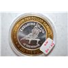 Image 2 : Treasure Island Las Vegas NV Limited Edition Two-Tone $10 Gaming Token; .999 Fine Silver; EST. $20-2