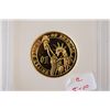 Image 2 : 2007 US Presidential John Adams-2nd President $1; Pure 24K Gold Enriched; EST. $5-10