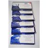Image 2 : 1999-S, 2000-S, 2001-S, 2002-S, 2003-S & 2004-S US Mint State Quarter Proof Set With COA Included; L