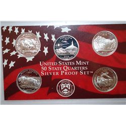 2006-S US Mint State Quarter Silver Proof Set With COA Included; EST. $30-40