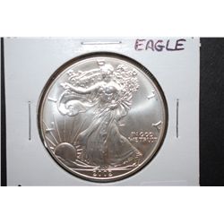 2002 Silver Eagle; 1 oz Fine Silver; EST. $35-40