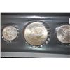 Image 2 : 1976 3 UNC Coin Set includes the $1 Eisenhower, 50c Kennedy, and 25c Washington, EST. $20-25
