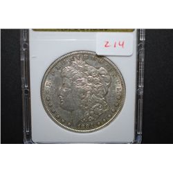 1884-S Morgan Silver $1; MCPCG Graded AU-58; EST. $250-600