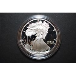 1989-S US American Silver Eagle $1 In Velvet Box; EST. $55-75