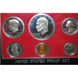 1975-S US Proof Set With 1976-S Washington Quarter, Kennedy Half & Eisenhower $1; EST. $8-15