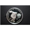 Image 1 : 1983-S US Los Angeles XXIII Olympiad Commemorative Discus Thrower $1 In Velvet Box; EST. $30-40