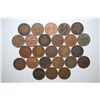 Image 1 : Indian Head One Cent; Various Dates & Conditions; Lot of 25; EST. $25-30