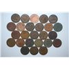 Image 2 : Indian Head One Cent; Various Dates & Conditions; Lot of 25; EST. $25-30