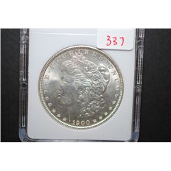 1900 US Silver Morgan $1; MCPCG Graded MS61; EST. $60-80