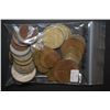 Image 1 : World Coins & Tokens; Various Dates, Conditions & Denominations; Lot of 50; EST. $5-10