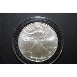 2000 US Silver American Eagle $1; EST. $35-40