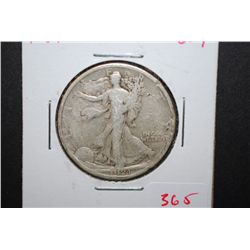 1921 Walking Liberty Half Dollar; EST. $150-200