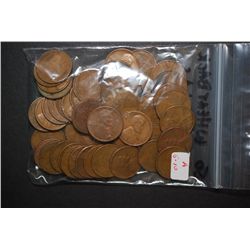 Lincoln Wheat Back Penny; Various Dates & Conditions; Lot of 50; EST. $5-10