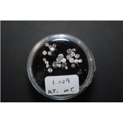 Diamond Melay; Lot of 25; 1.009 TW; EST. $65-85