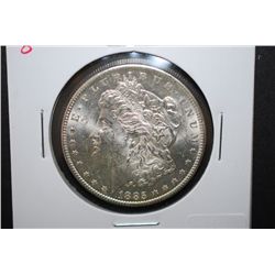 1885-O US Silver Morgan $1; MS61; EST. $50-65