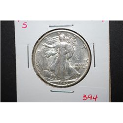 1945-S Walking Liberty Half Dollar; EST. $10-20