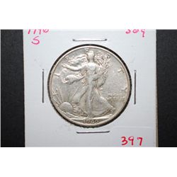1946-S Walking Liberty Half Dollar; EST. $10-20