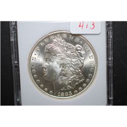 1883-CC US Silver Morgan $1; MCPCG Graded MS63; EST. $205-230