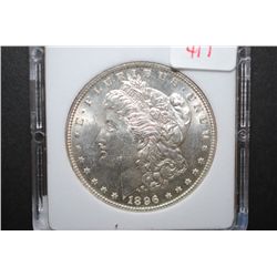 1896 US Silver Morgan $1; MCPCG Graded MS64; EST. $65-90