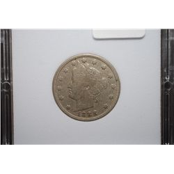 1888 Liberty V-Nickel; MCPCG Graded VG8; EST. $40-60