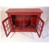Image 3 : Contemporary Red Stained Oak Display Cabinet, 20th C., N9ENBH