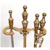 Image 4 : Two Brass Fireplace Tool Sets, 20th C., N9ENBH