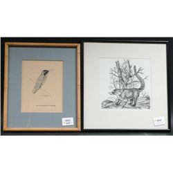 Two Drawings,William J. Schaldach, American,(1896-1982) N9ENBJ