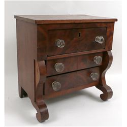Empire Mahogany Diminutive Chest of Drawers, 19th C., N9ENBH