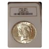 Image 1 : Peace Dollar from 1922 NGC MS 65 with a Great Look on this one.