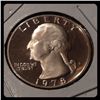 Image 1 : 1978 S Gem Proof Deep Cameo Quarter .25c