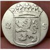 Image 3 : OLD UTRECHT! 1789 COLONIAL SILVER 2 STUIVER NICE COIN!