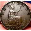 Image 2 : OLD ENGLISH COINS 1861 VICTORIA FARTHING SCARCE!