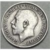 Image 2 : DETAILED! OLD ENGLISH COINS 1914 KING GEORGE SILVER THREEPENCE